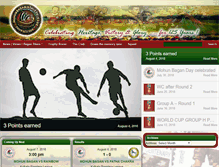 Tablet Screenshot of mohunbaganclub.com